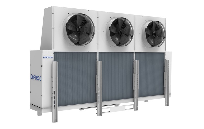 Refteco unit cooler for blast freezing tunnels and frozen food storage cold rooms