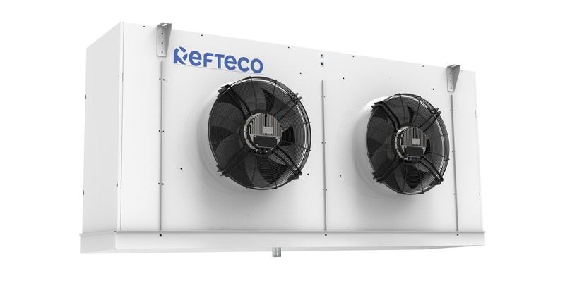 Refteco ammonia (NH₃) evaporators for high-capacity industrial refrigeration